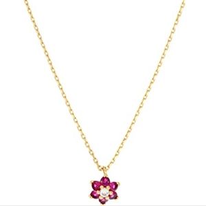 kate spade new york MIOSOTIS FLOWER MINI PENDANT NECKLACE